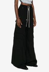 Cargobelas Wide-Leg Wool Pants