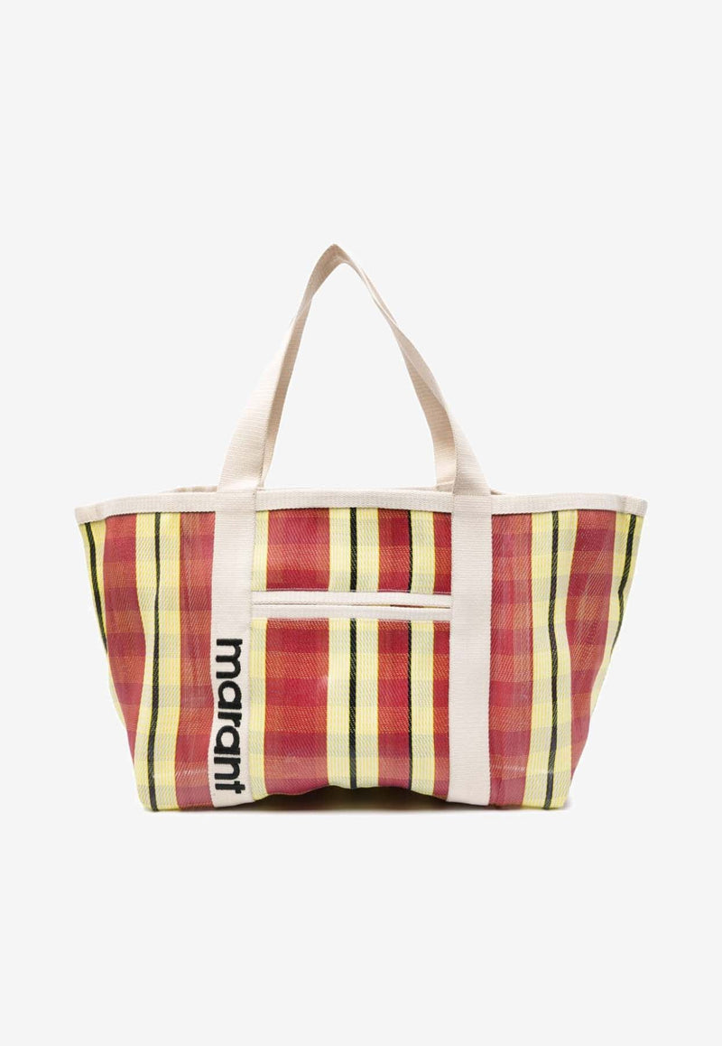 Darwen Stripe Nylon Tote Bag