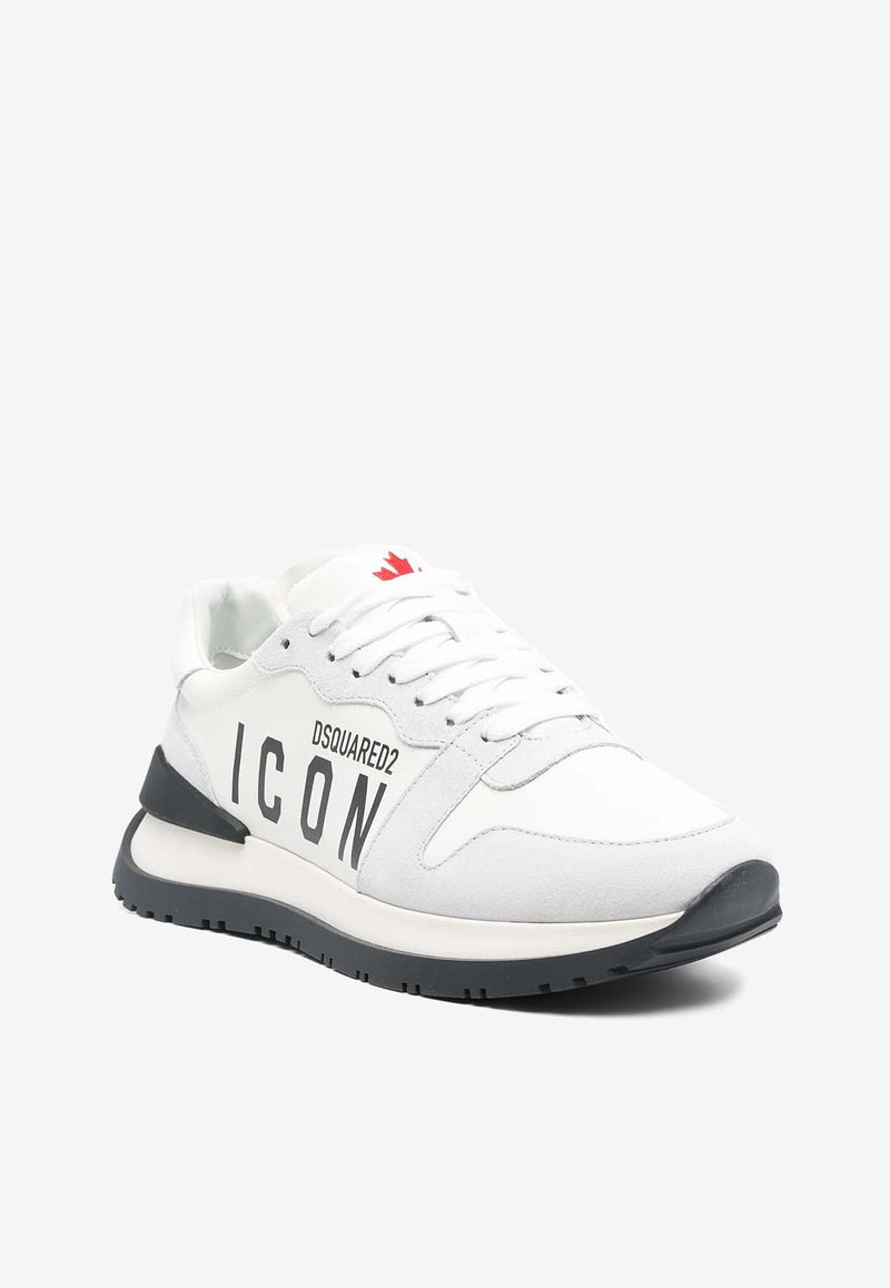 Running Icon Leather Sneakers