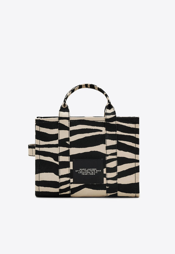 The Medium Zebra Canvas Tote Bag