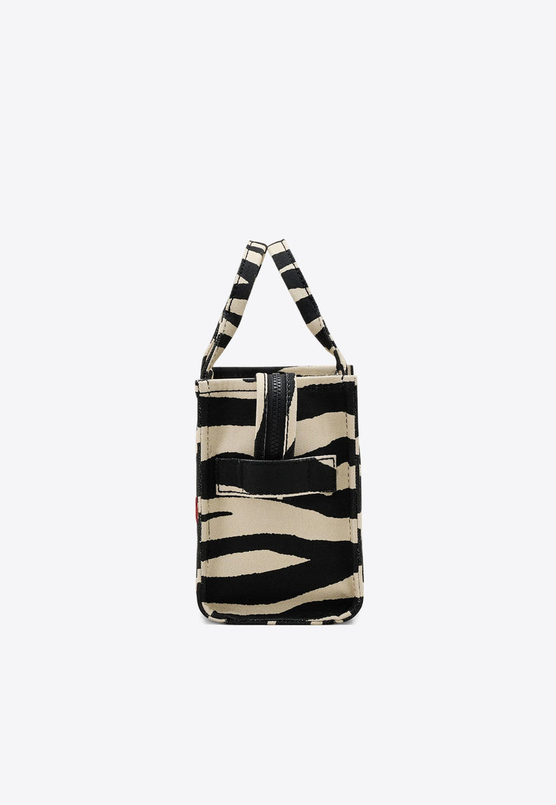 The Small Zebra Canvas Tote Bag