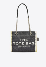 The Small Denim Chain Tote Bag