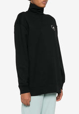 Logo Print High-Neck Sweatshirt