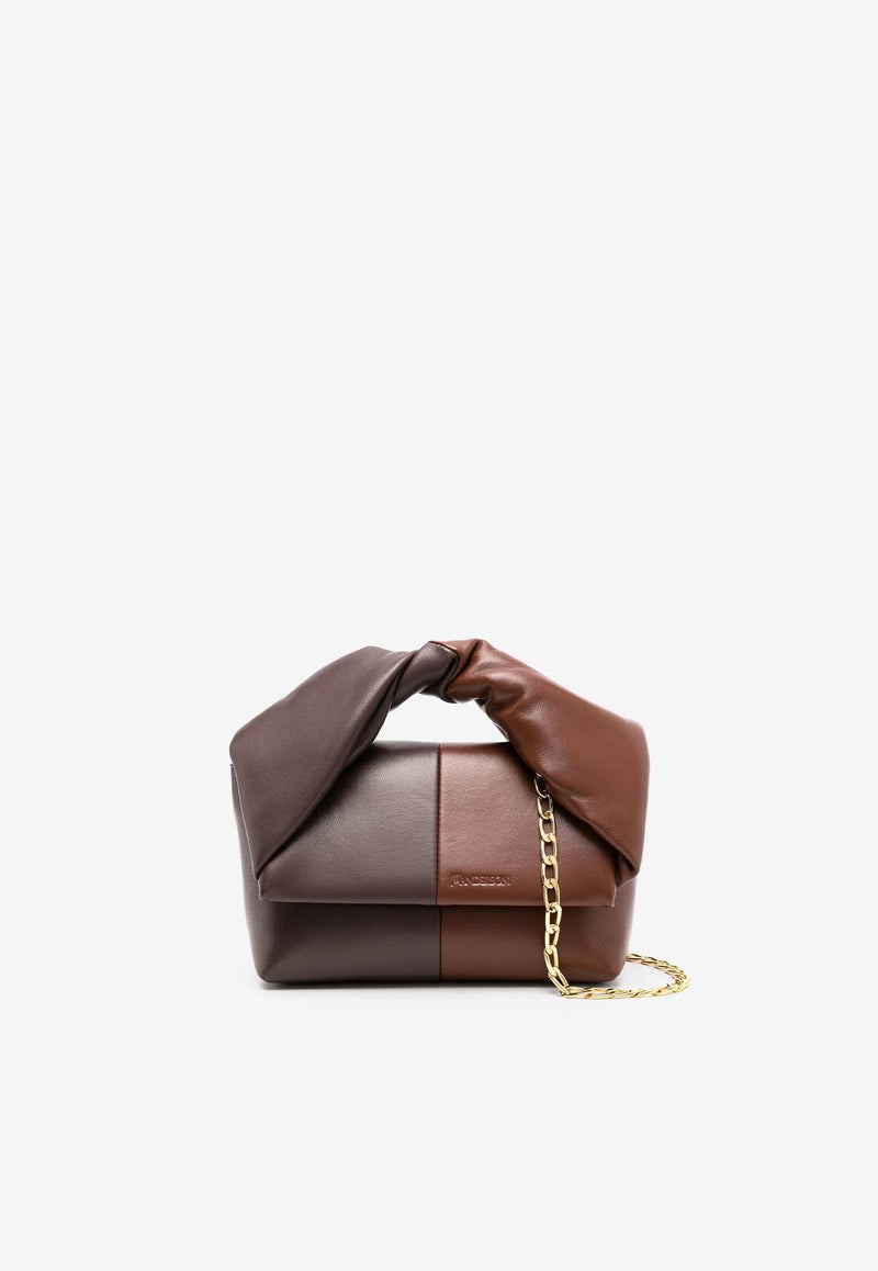 Medium Twister Calf Leather Top Handle Bag