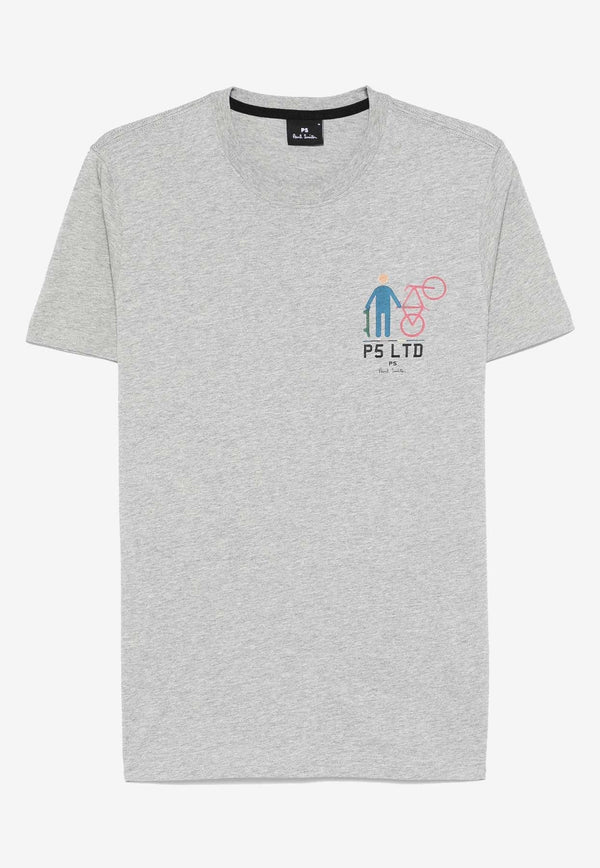 P5 Ltd Bike Printed T-shirt