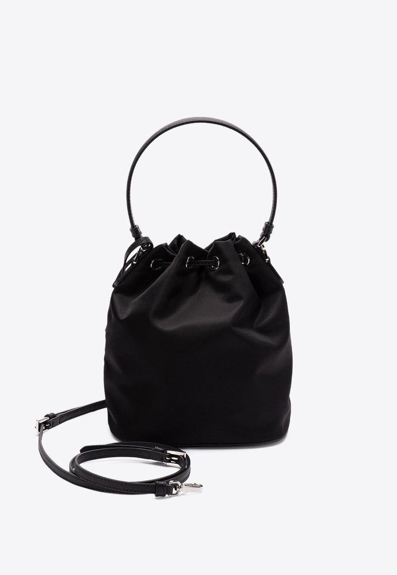 Enamel Triangle Logo Bucket Bag