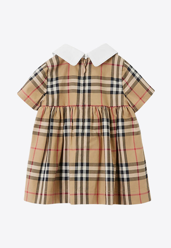 Babies Vintage Check Dress with Bloomers
