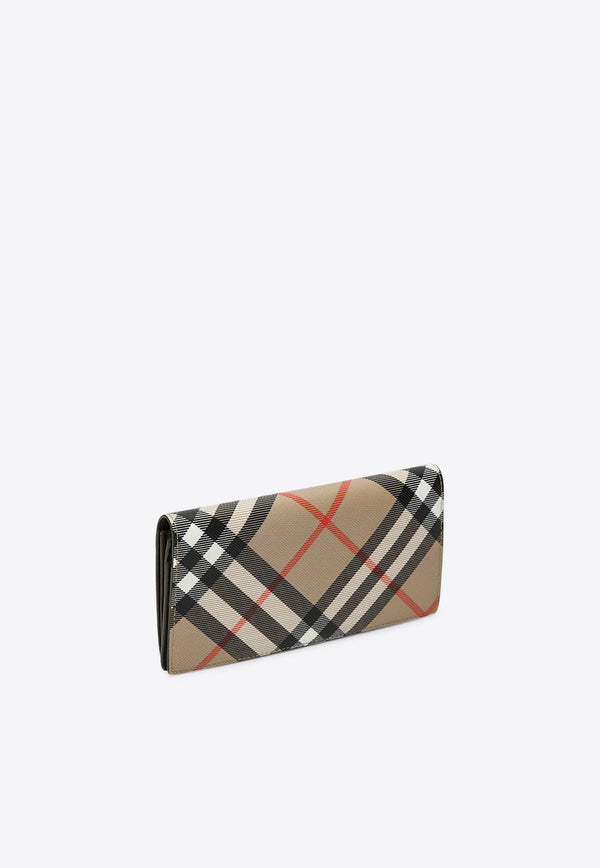 Vintage Check Continental Wallet