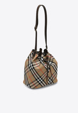 Medium Vintage Check Bucket Bag