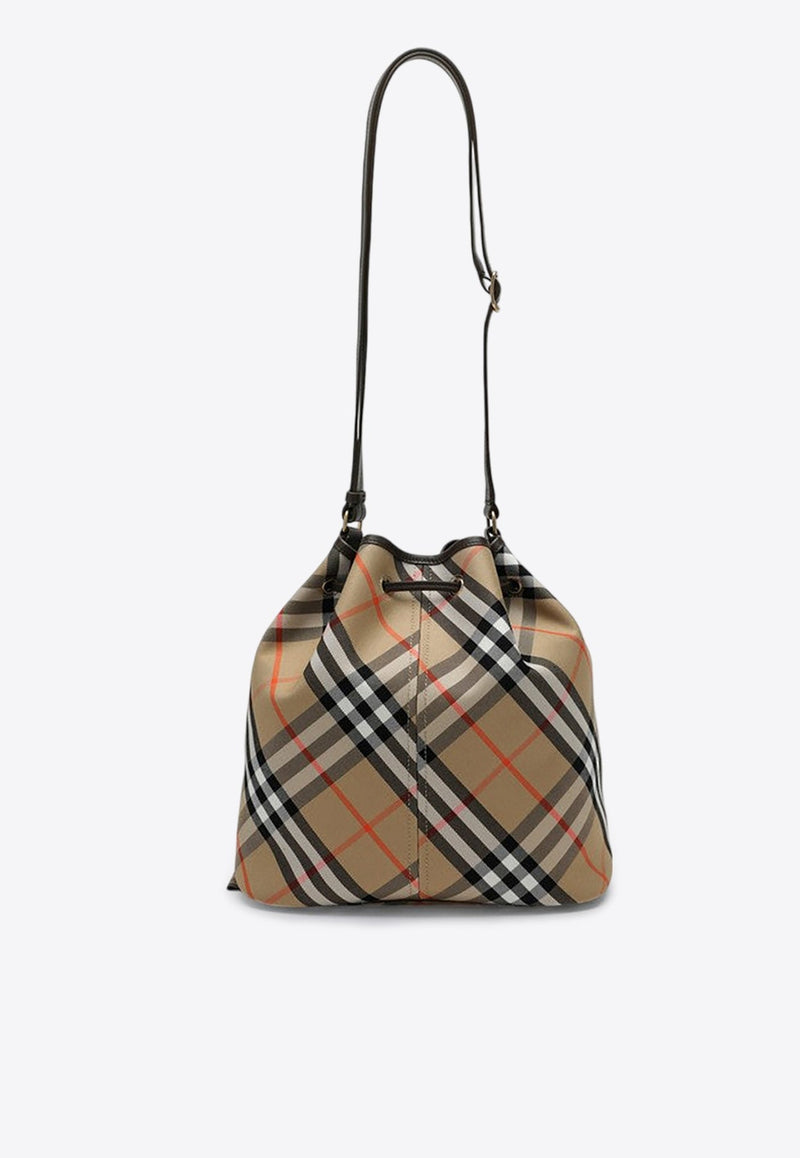 Medium Vintage Check Bucket Bag