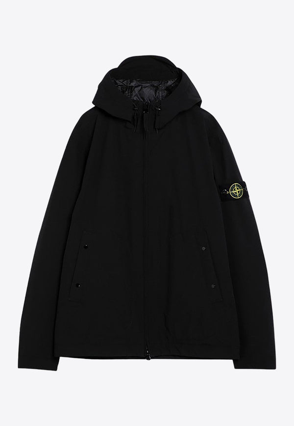 Logo Patch Zipped Jacket