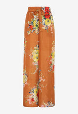 Alight Floral Silk Pants