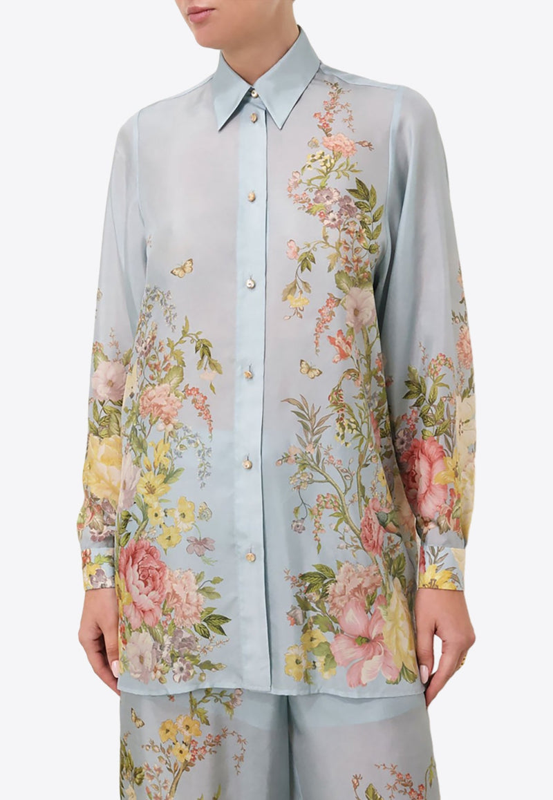 Waverly Floral Silk Shirt