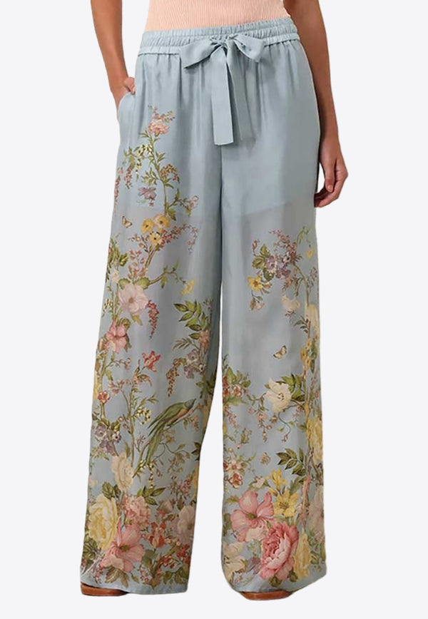 Waverly Floral Silk Pants