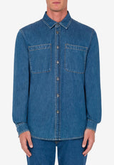 Teddy Bear Denim Shirt