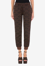 All-Over Jacquard Logo Pants