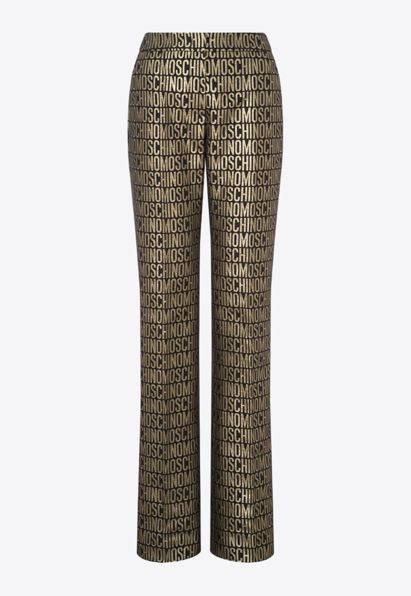 All-Over Logo Tailored Pants