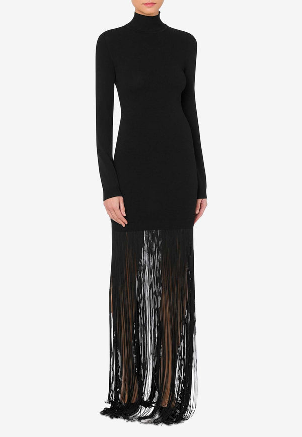 Fringed Maxi Dress