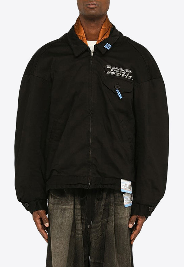 Logo-Patched Zip-Up Jacket