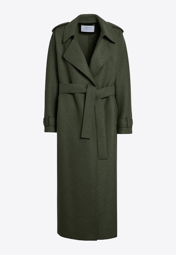 Belted Long Wool Coat