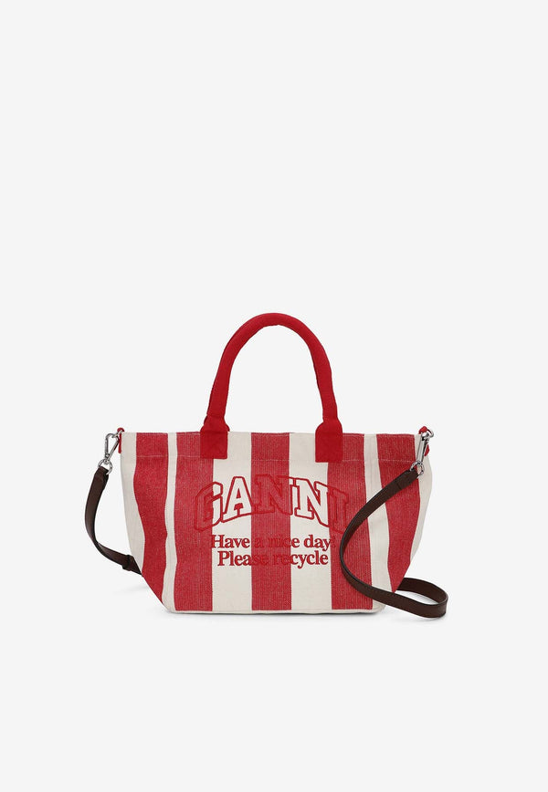 Small Washed Stripe Tote Bag