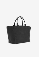 Oversized Washed Canvas Tote Bag