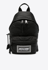 Logo-Patch Quilted Backpack