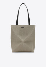 Puzzle Fold Jacquard Tote Bag