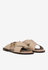 DG Light Calf Leather Sandals