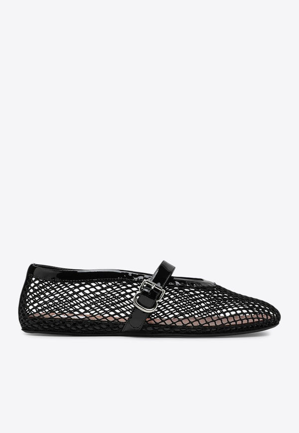 Fishnet Ballet Flats