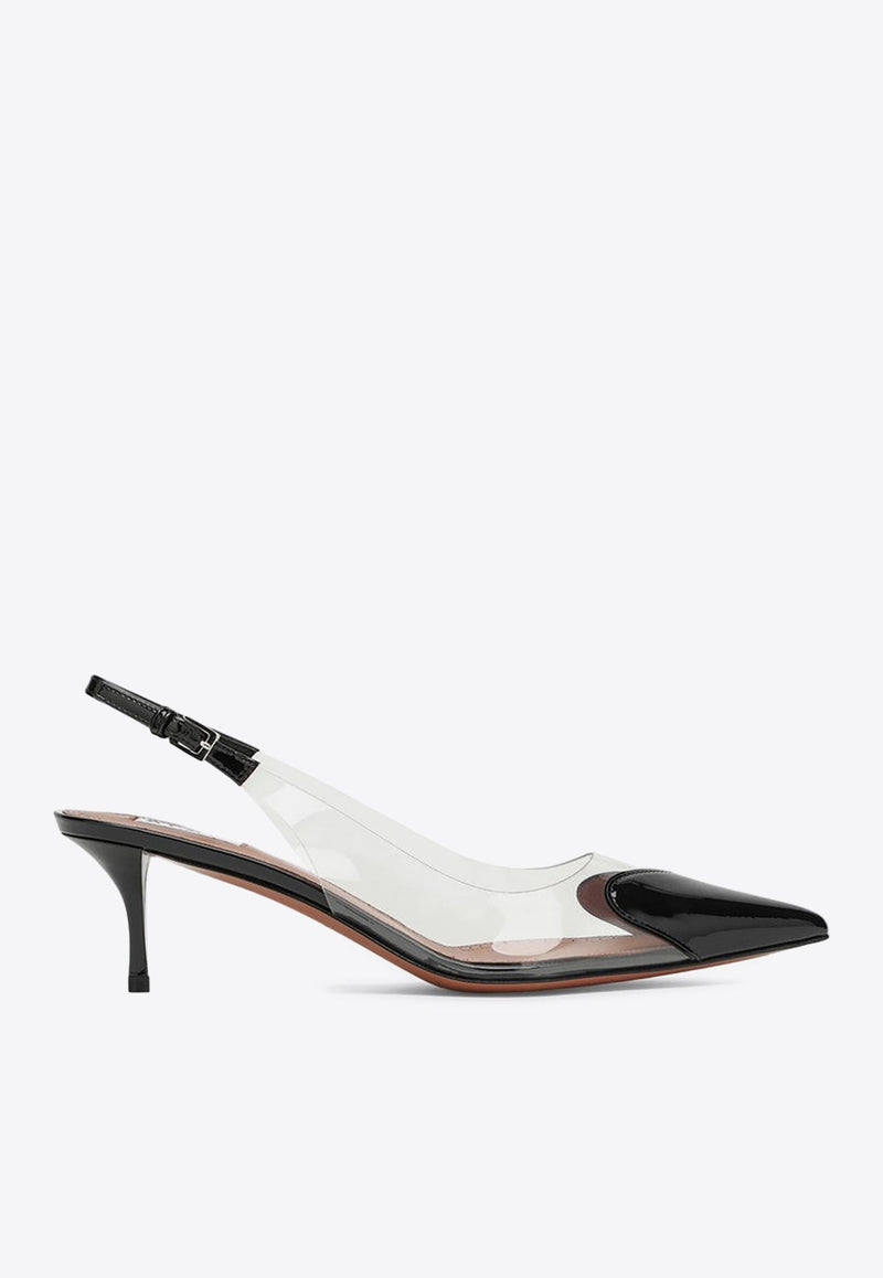 Le Coeur 55 Plexi Slingback Pumps