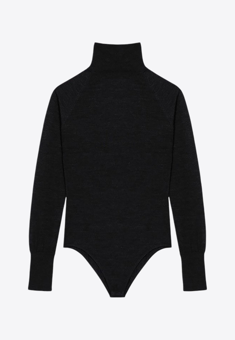 Turtleneck Wool Bodysuit