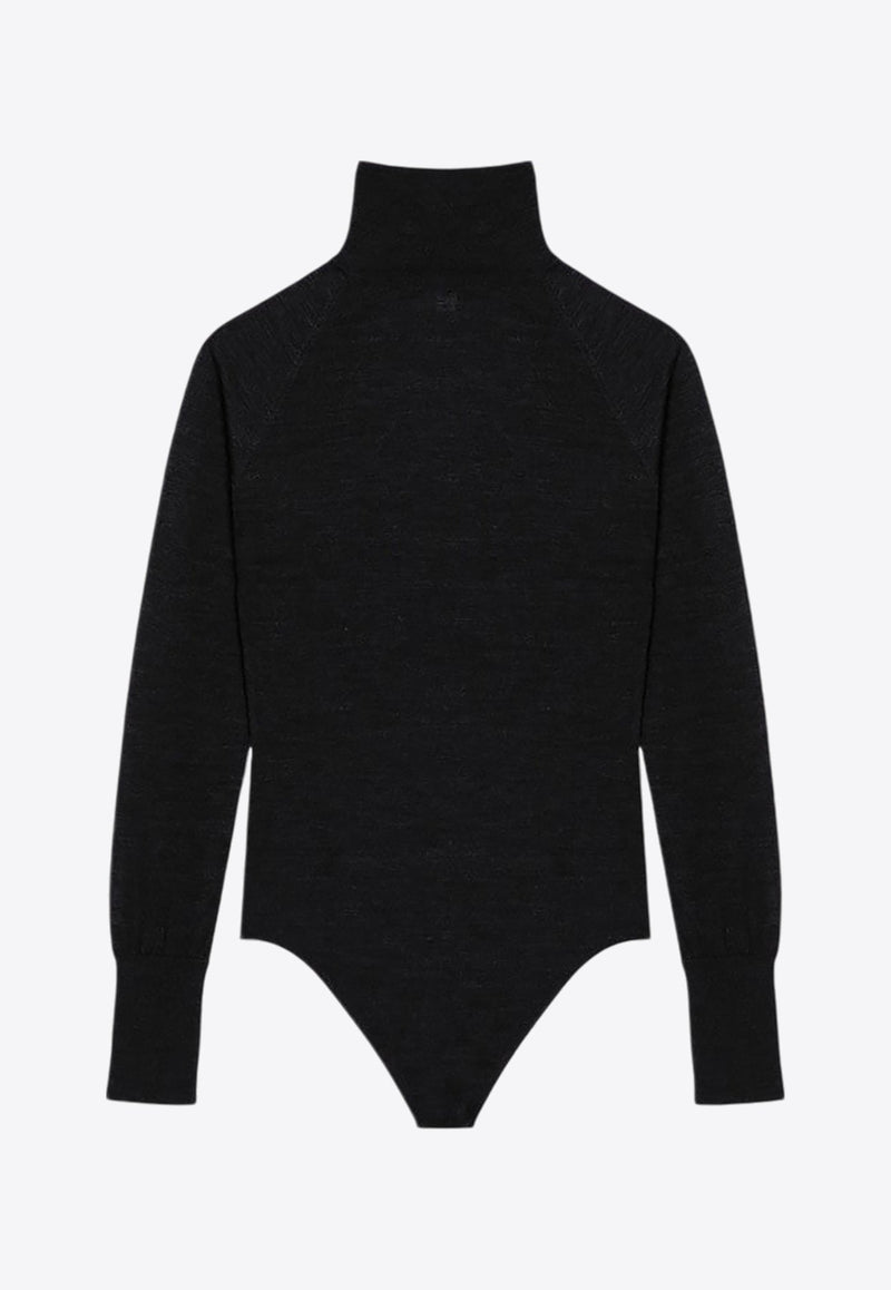 Turtleneck Wool Bodysuit