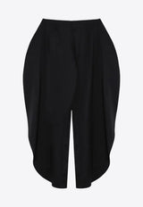 Rounded Petal Wool Pants