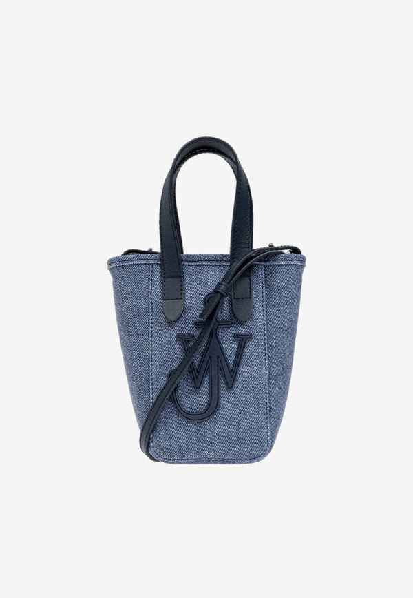 Mini Belt Denim Tote Bag