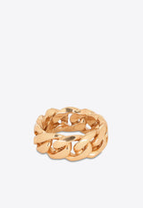 Large Gold Chain Ring