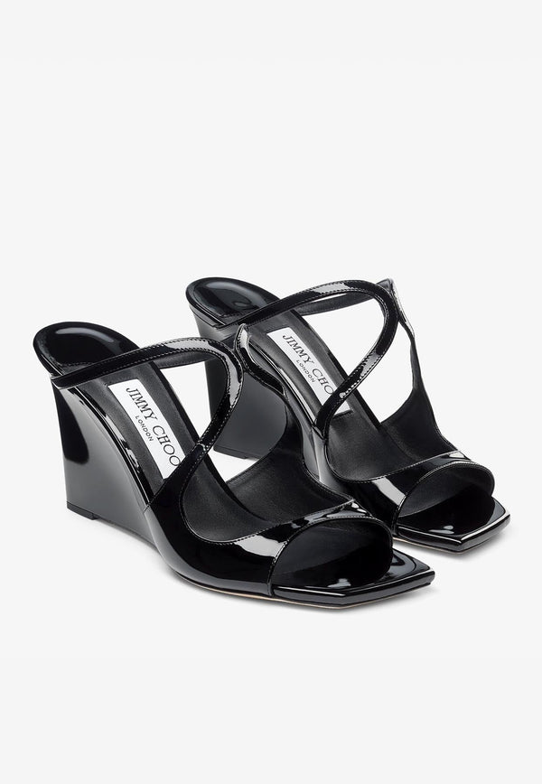 Anise 85 Leather Wedge Sandals