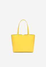 Small DG Logo Tote Bag in Calf Leather