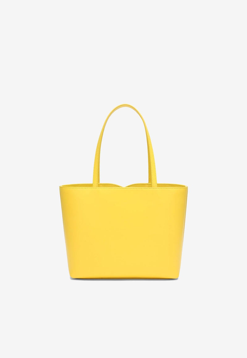 Small DG Logo Tote Bag in Calf Leather