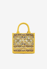 Mini DG Majolica Embroidered Tote Bag