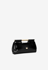 Large Sicily Patent Leather Clutch Bags