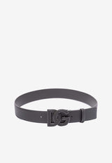 DG Logo Calf Leather Belt