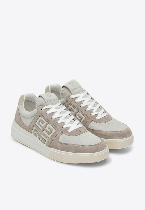 G4 Low-Top Suede Sneakers