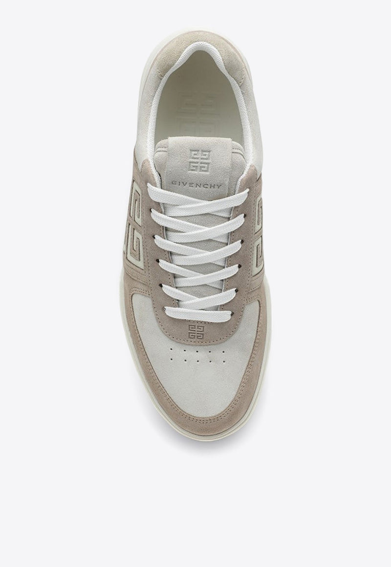 G4 Low-Top Suede Sneakers