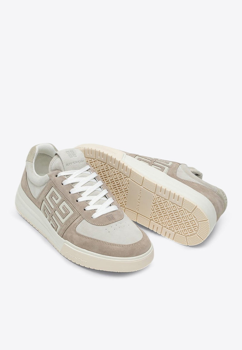 G4 Low-Top Suede Sneakers