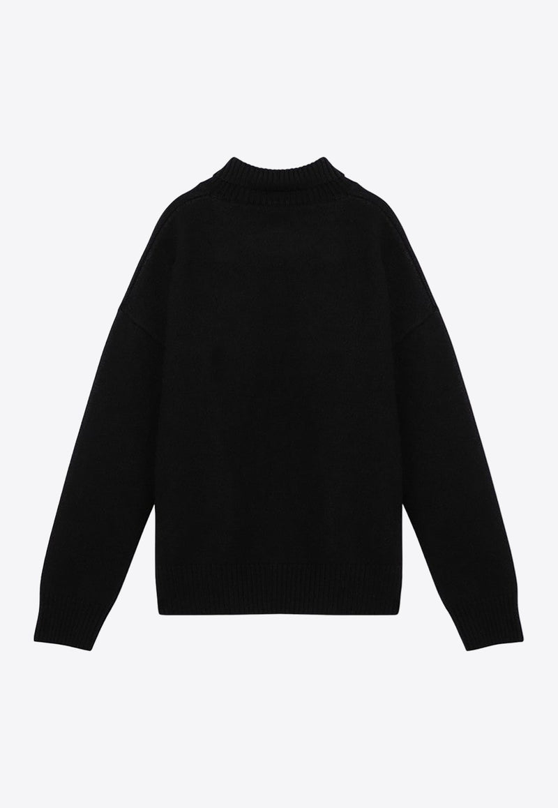 Ami De Coeur High-Neck Sweater