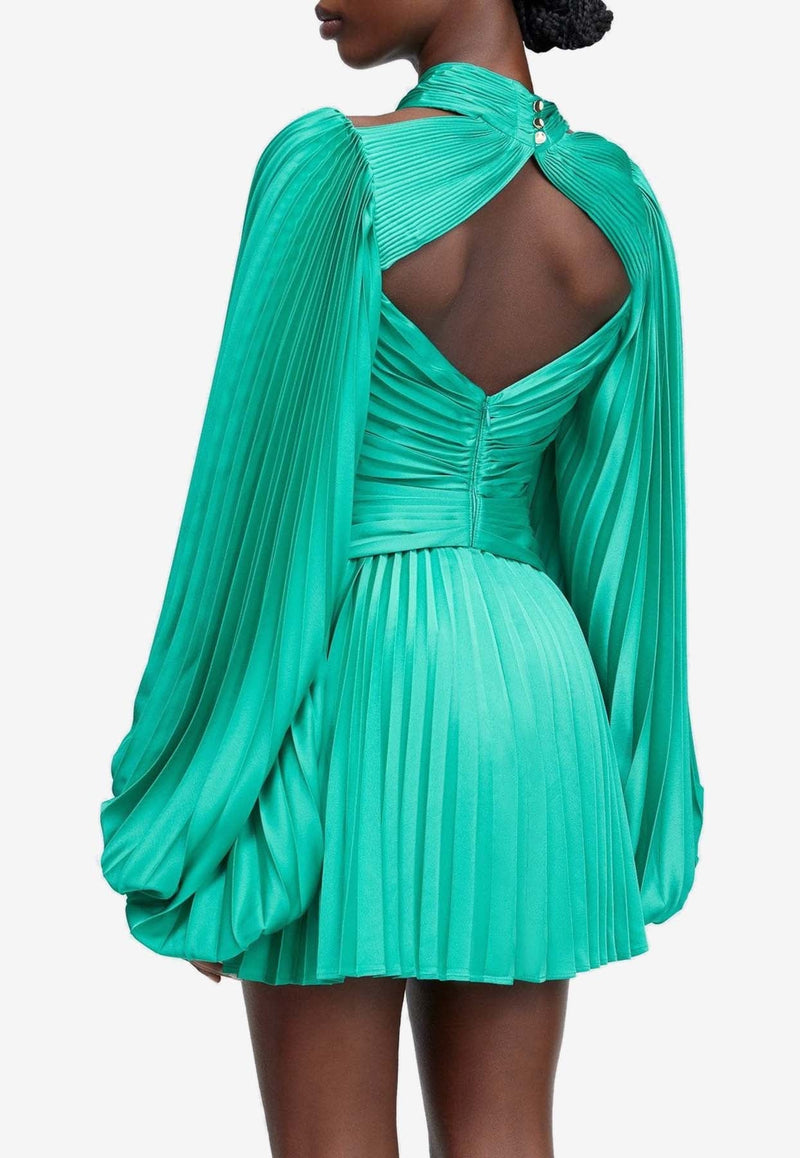 Valaria Pleated Mini Dress