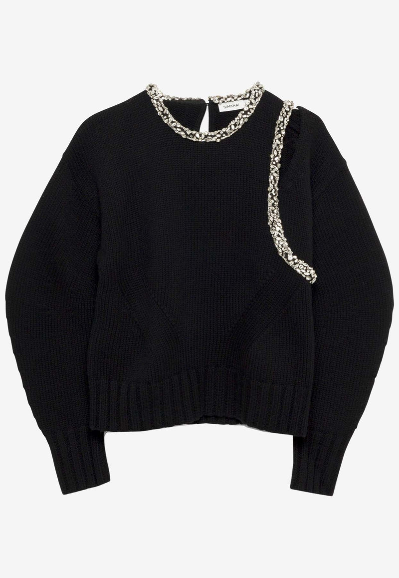 Monroe Crystal-Embellished Sweater