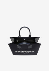 Large Rubberized Logo Top Handle Bag