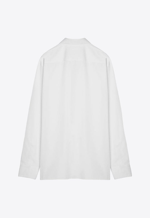 Long-Sleeved Poplin Shirt